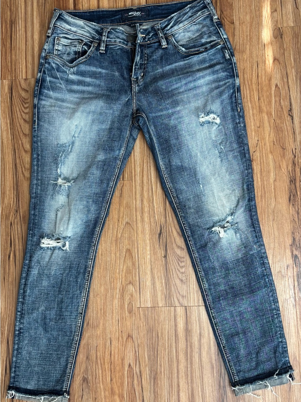 Silver Jeans Kenni dark blue denim jeans size W28/L27